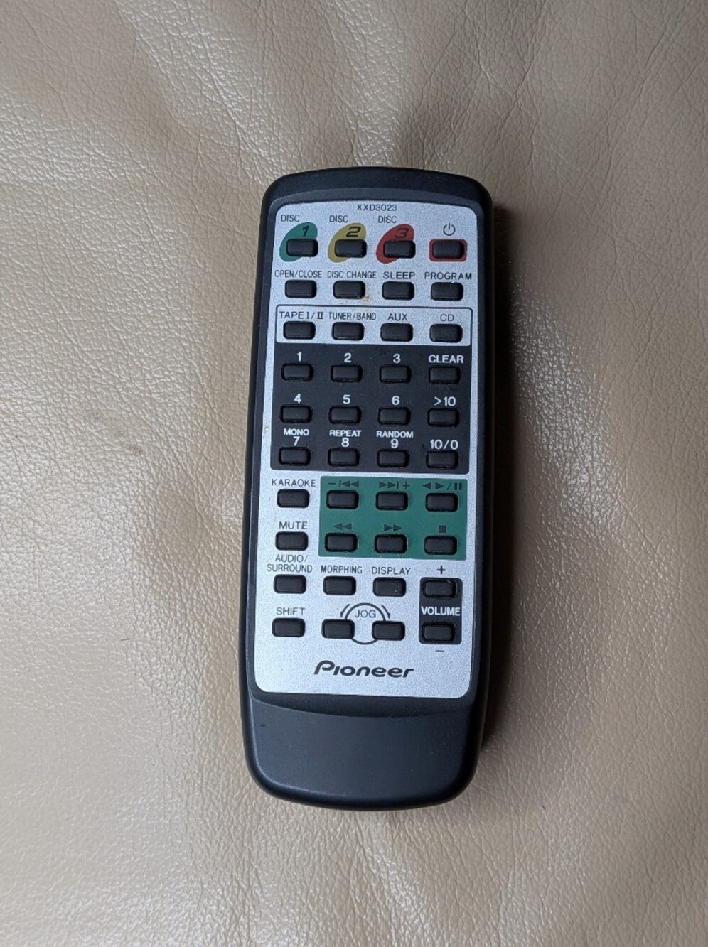 Pioneer XXD3023 Sound System Remote Control. Working